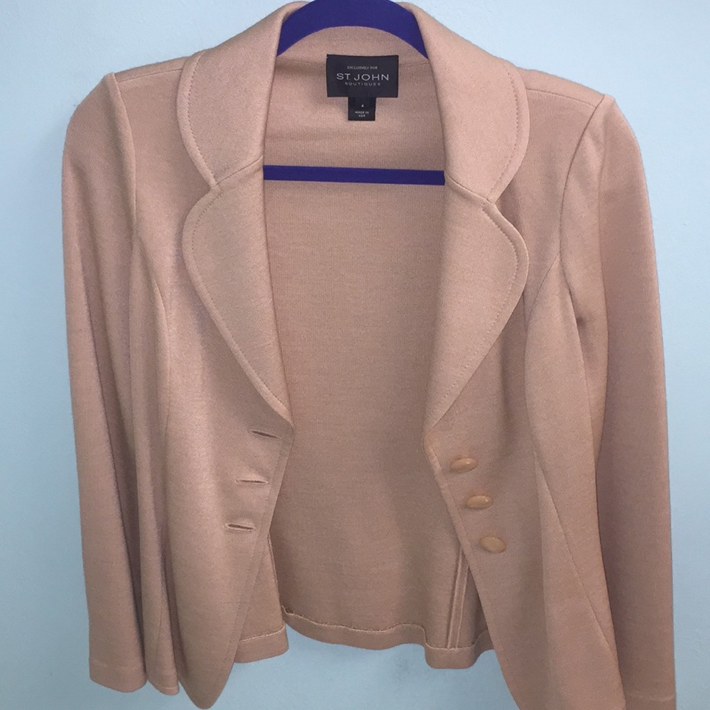 St. John Beige Blazer